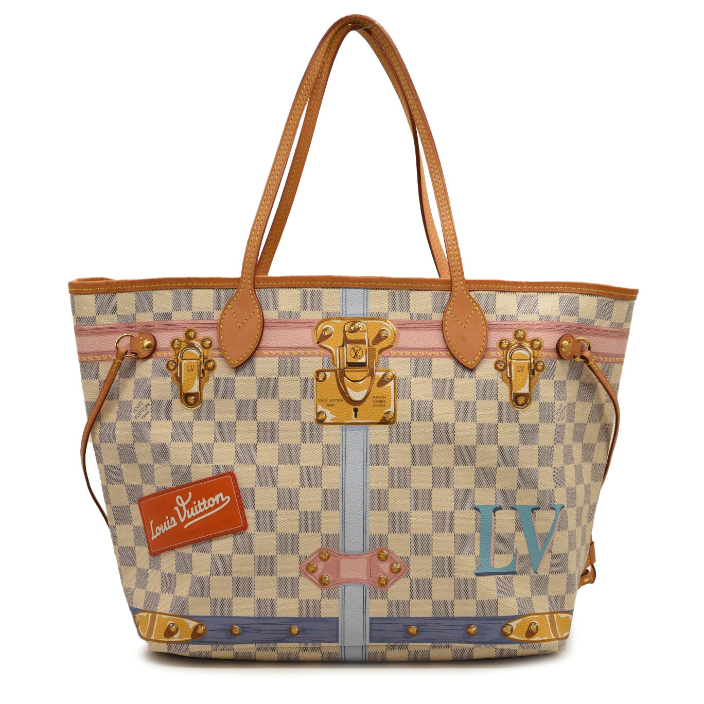 2023 LOUIS VUITTON Damier Azur Nautical Neverfull MM - MyDesignerly