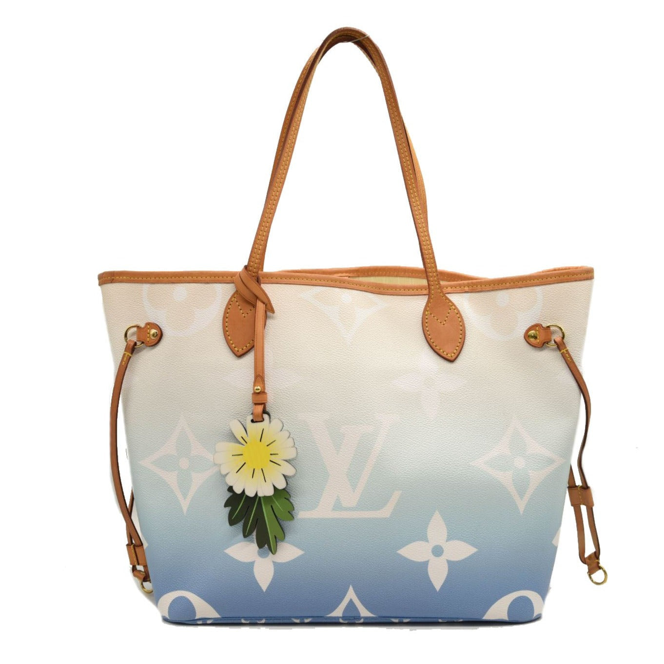 LOUIS VUITTON Monogram Idylle Neverfull MM Tote Bag Blue M40514 LV Auth  am4412 ref.941014 - Joli Closet