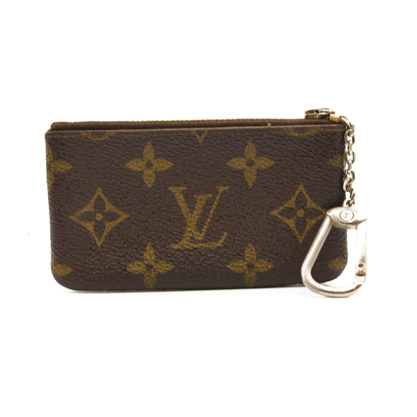 Louis Vuitton Brown Key Pouch Damier Ebene Wallet - MyDesignerly