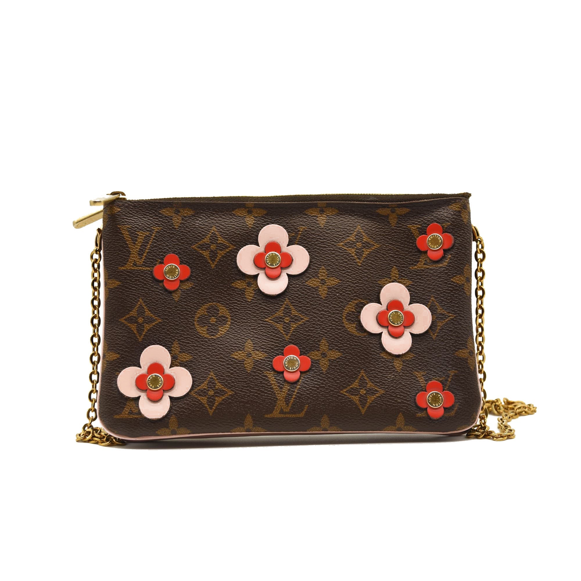 Louis Vuitton Brown Pink Limited Edition Sugar Poppy Monogram