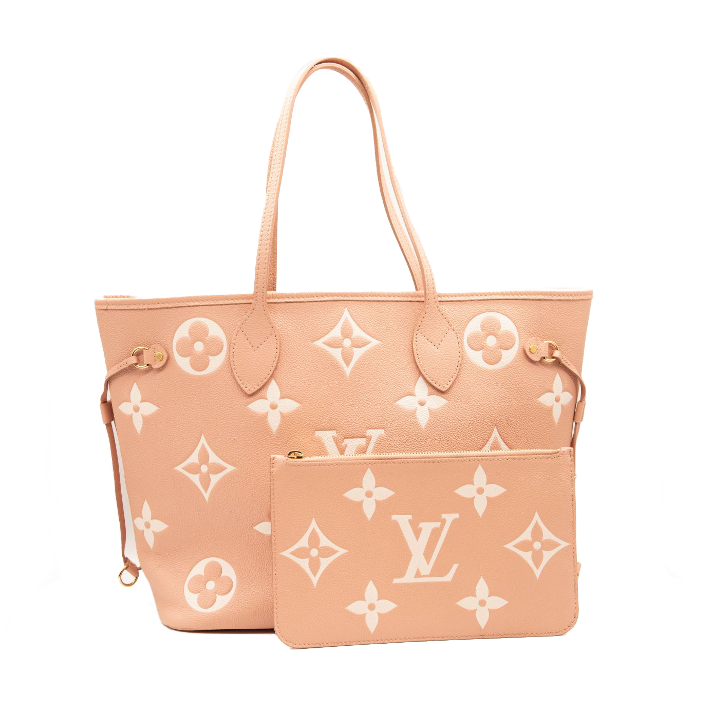 Louis Vuitton Neverfull Mm In Sugar Pink Poppy