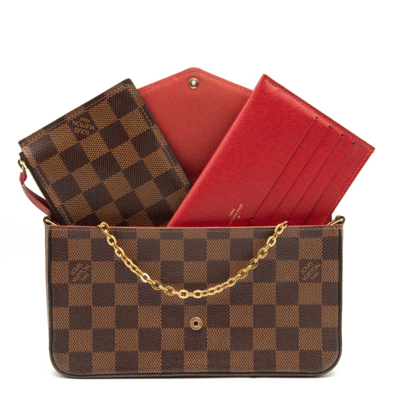 Louis Vuitton Pochette Felicie With Inserts Brown Damier Ébène Canvas -  MyDesignerly