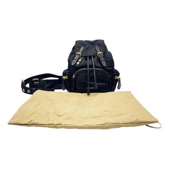 Burberry Small Rucksack Technical & Leather Black Nylon Backpack -  MyDesignerly