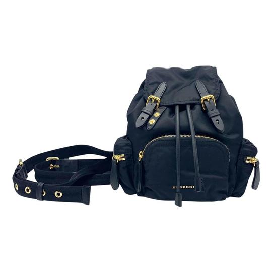 Burberry Small Rucksack Technical & Leather Black Nylon Backpack -  MyDesignerly