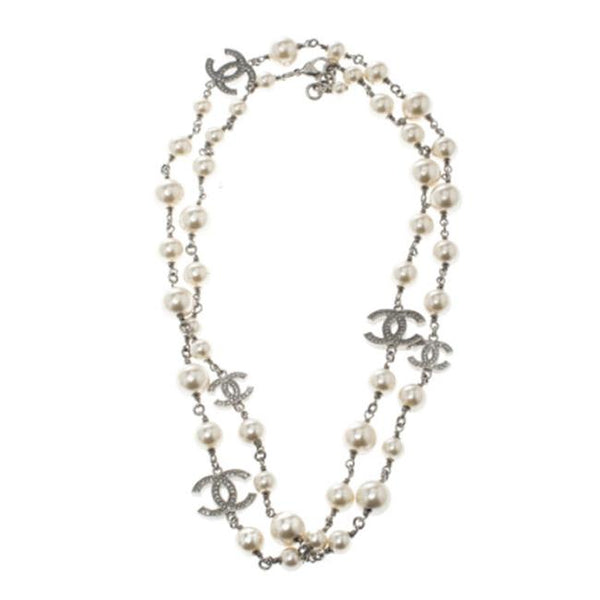 chanel long necklace