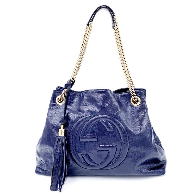 navy blue gucci bag