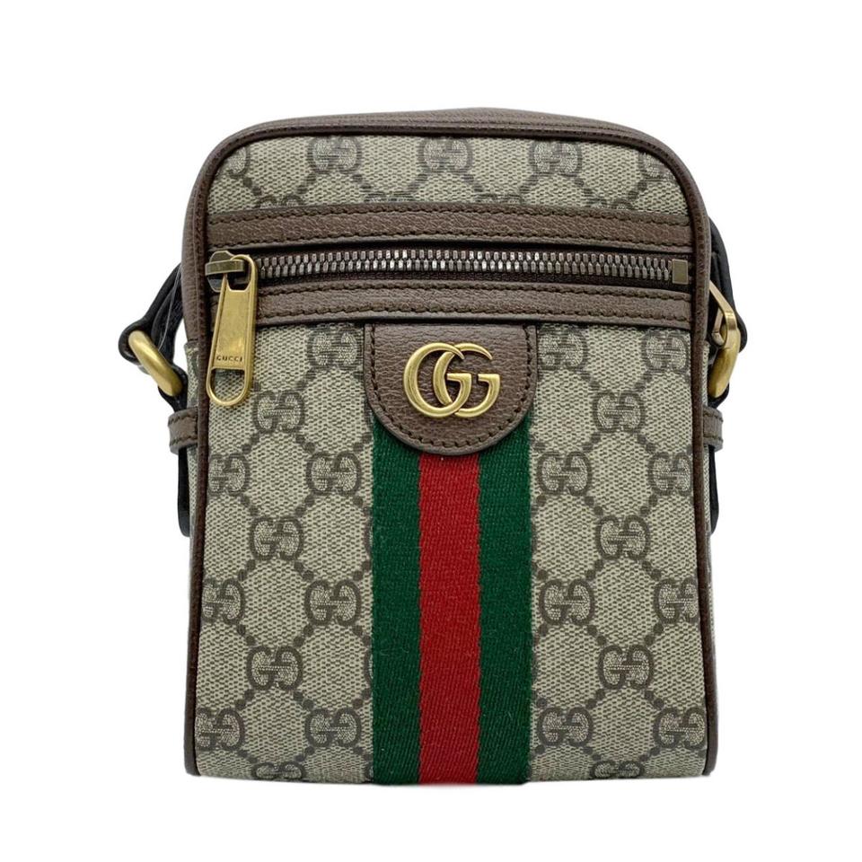 Gucci Messenger Ophidia Small Brown Gg Supreme Canvas Shoulder Bag - MyDesignerly