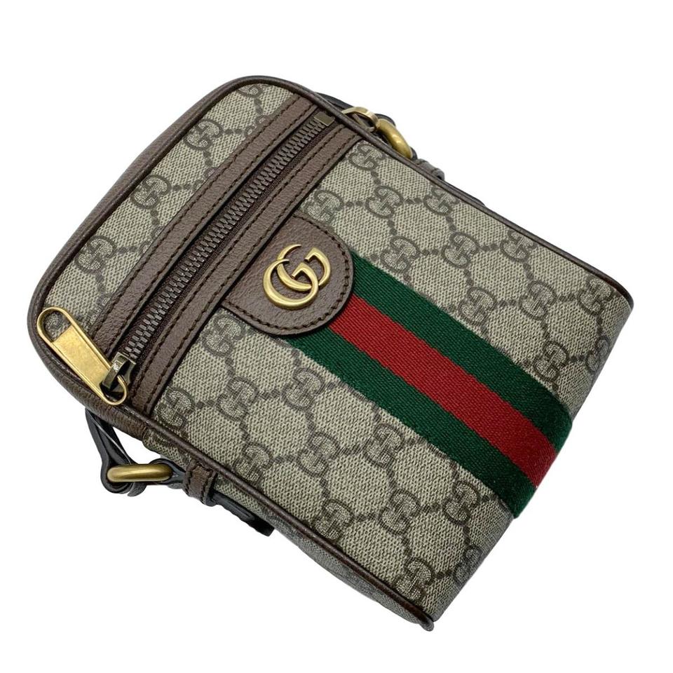 Gucci Messenger Ophidia Small Brown Gg Supreme Canvas Shoulder Bag - MyDesignerly