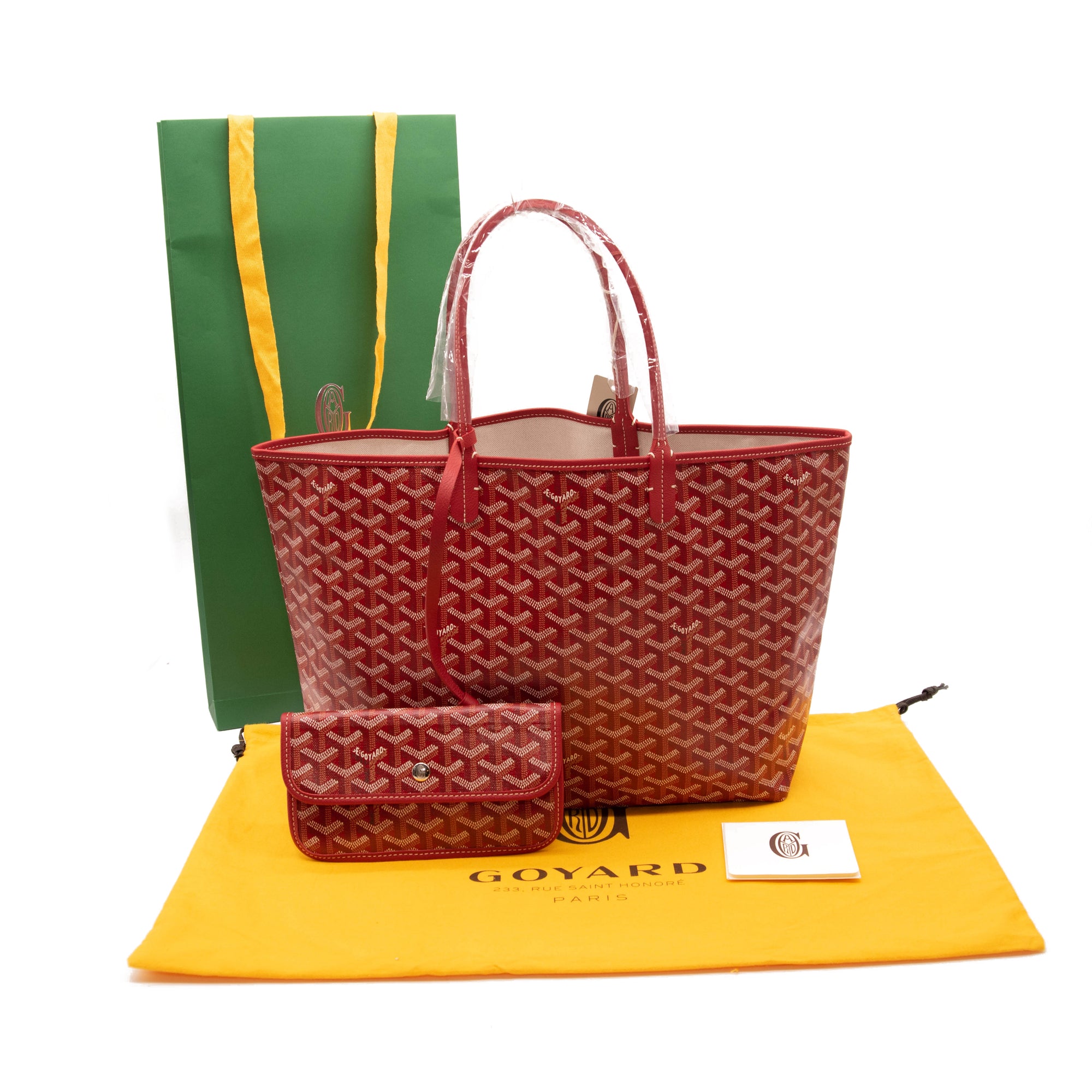 Goyard Goyardine Saint Louis Pm Black Coated Canvas Tote - MyDesignerly