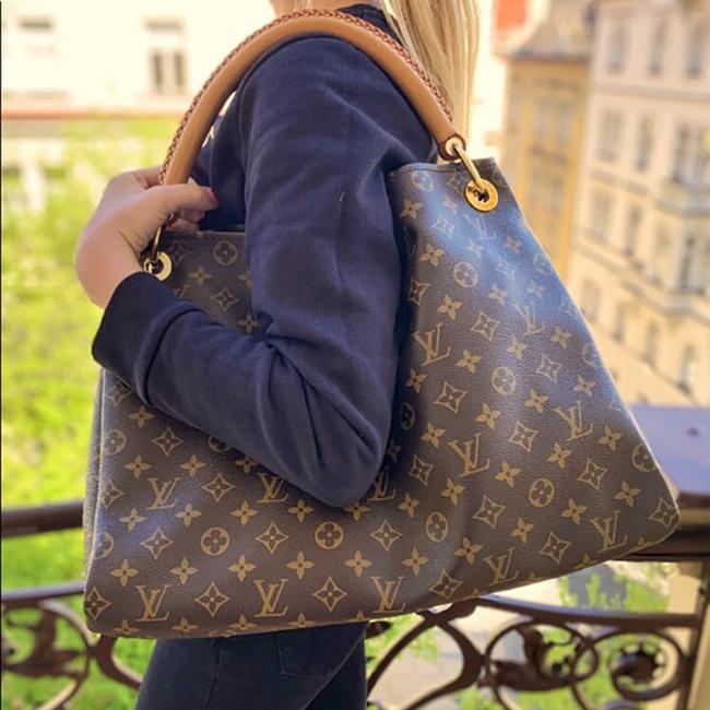 Louis Vuitton Monogram Canvas Flower Hobo Bag Louis Vuitton