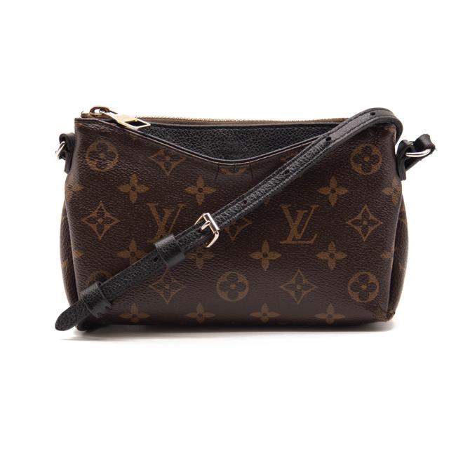 Louis Vuitton Marignan Brown Satchel Red Monogram Canvas Shoulder Bag -  MyDesignerly