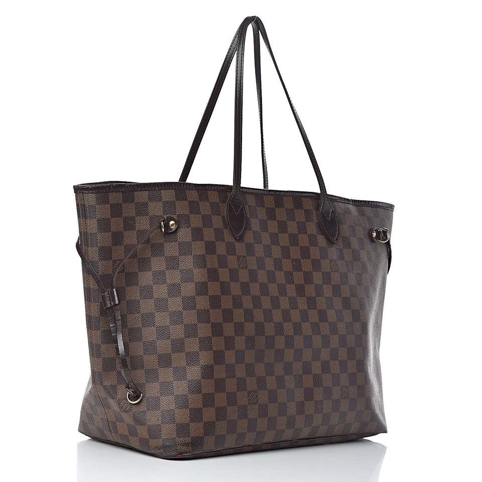 Louis Vuitton Neverfull Gm Damier Ebene Brown Coated Canvas Tote - MyDesignerly