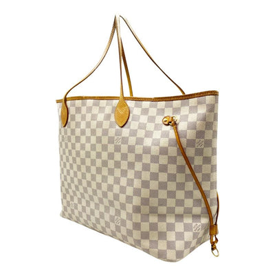 Louis Vuitton Neverfull Gm White Damier Azur Canvas Tote - MyDesignerly