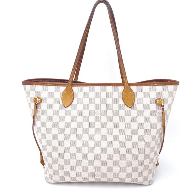 louis vuitton neverfull blue and white