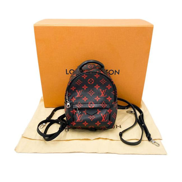 Louis Vuitton PALM SPRINGS, mini backpack, infrarouge