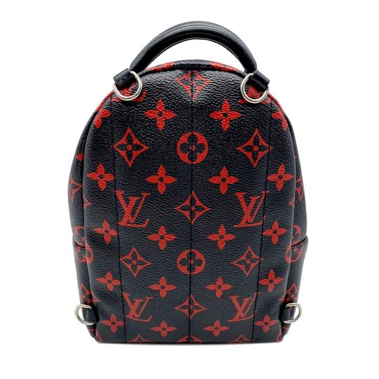 louis vuitton red and black mini backpack