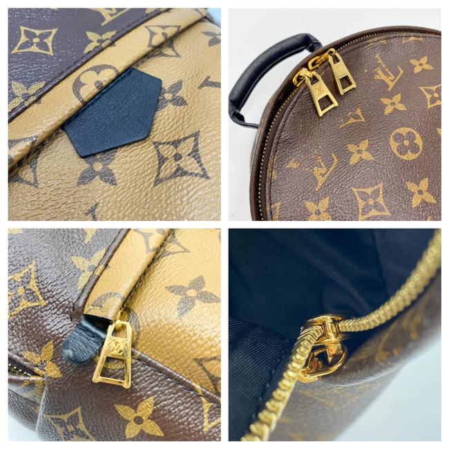 Louis Vuitton Palm Springs Mm Brown Monogram Canvas Backpack - MyDesignerly