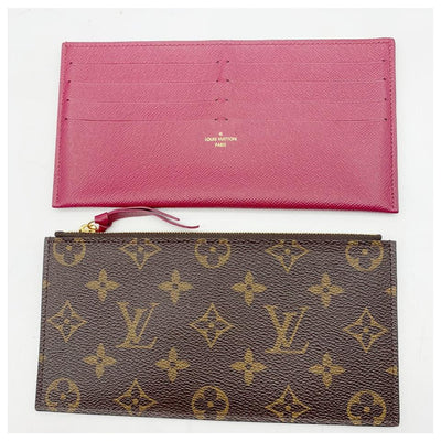 Louis Vuitton Pochette Felicie Chain Wallet Brown Monogram Canvas Shou - MyDesignerly