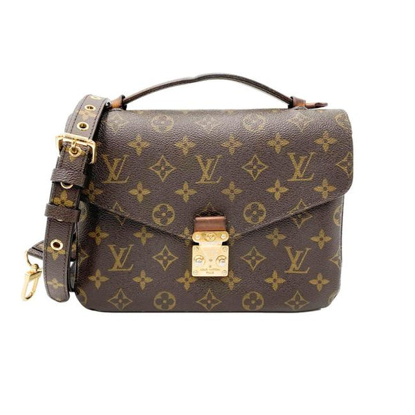 Louis Vuitton Pochette Metis Black Monogram Empreinte Leather Shoulder -  MyDesignerly