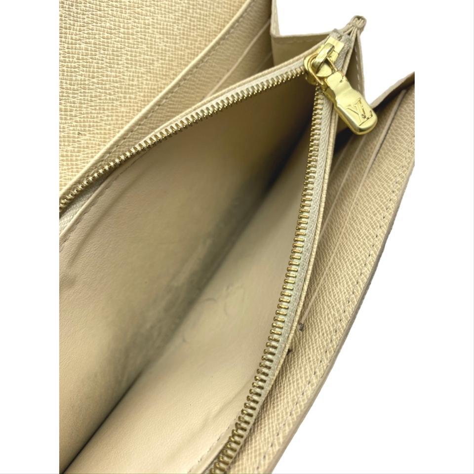Louis Vuitton White Sarah Damier Azur Wallet Flap - MyDesignerly