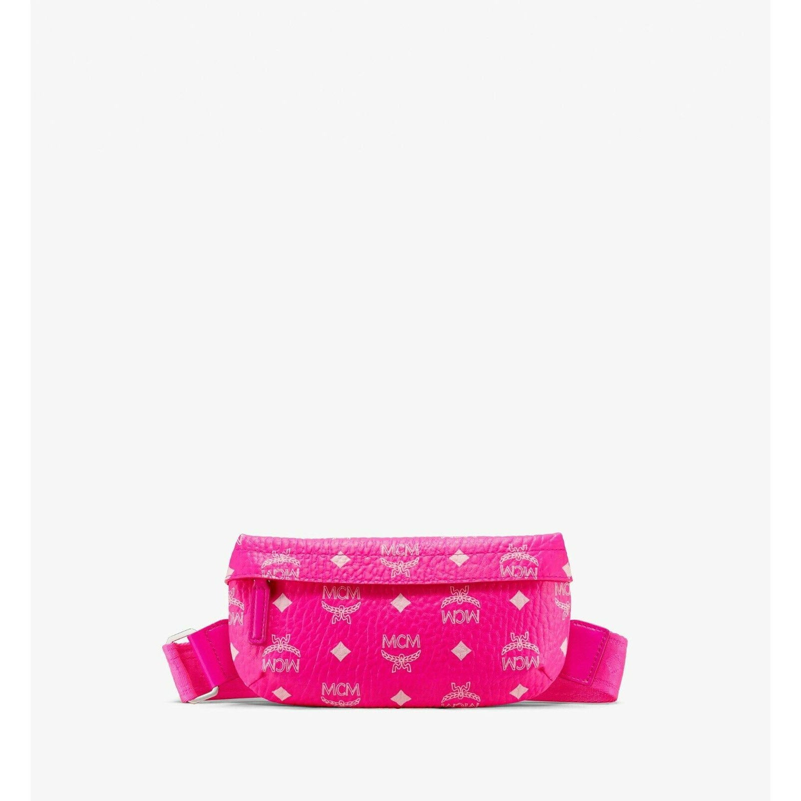 neon pink belt bag