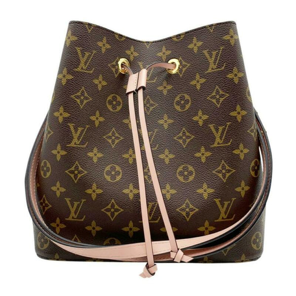 Louis Vuitton Neonoe Rose Poudre Pink Monogram Canvas Shoulder Bag - MyDesignerly