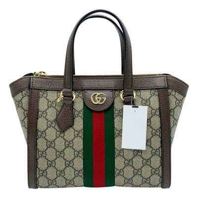 Gucci Bag Ophidia Small Brown Gg Supreme Canvas Tote - MyDesignerly