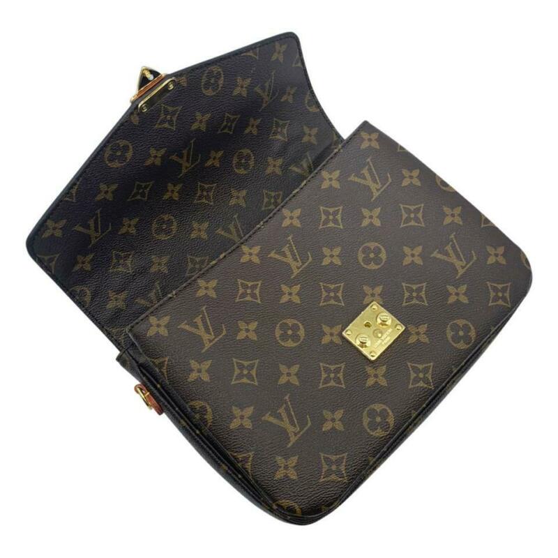 Louis Vuitton Pochette Metis Brown Monogram Canvas Shoulder Bag - MyDesignerly