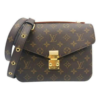 Louis Vuitton Pochette Metis Brown Monogram Canvas Shoulder Bag - MyDesignerly