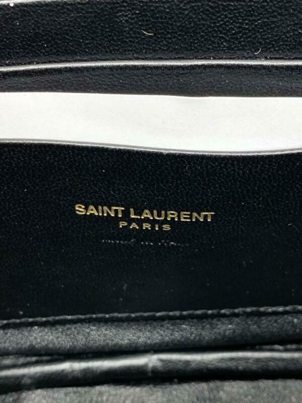 Saint Laurent Monogram Ysl Camera Black Leather Cross Body Bag ...