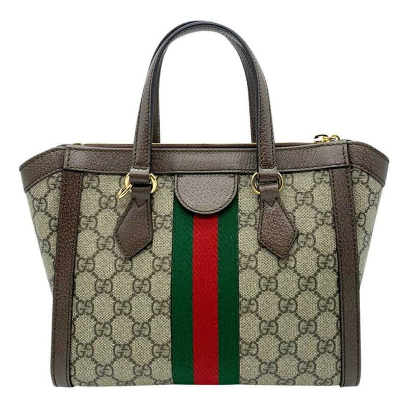 Gucci Bag Ophidia Small Brown Gg Supreme Canvas Tote - MyDesignerly