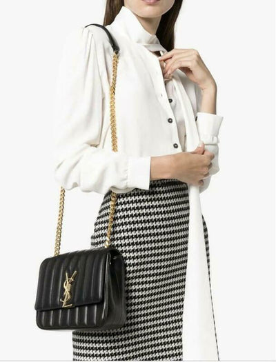 vicky quilted leather shoulder bag