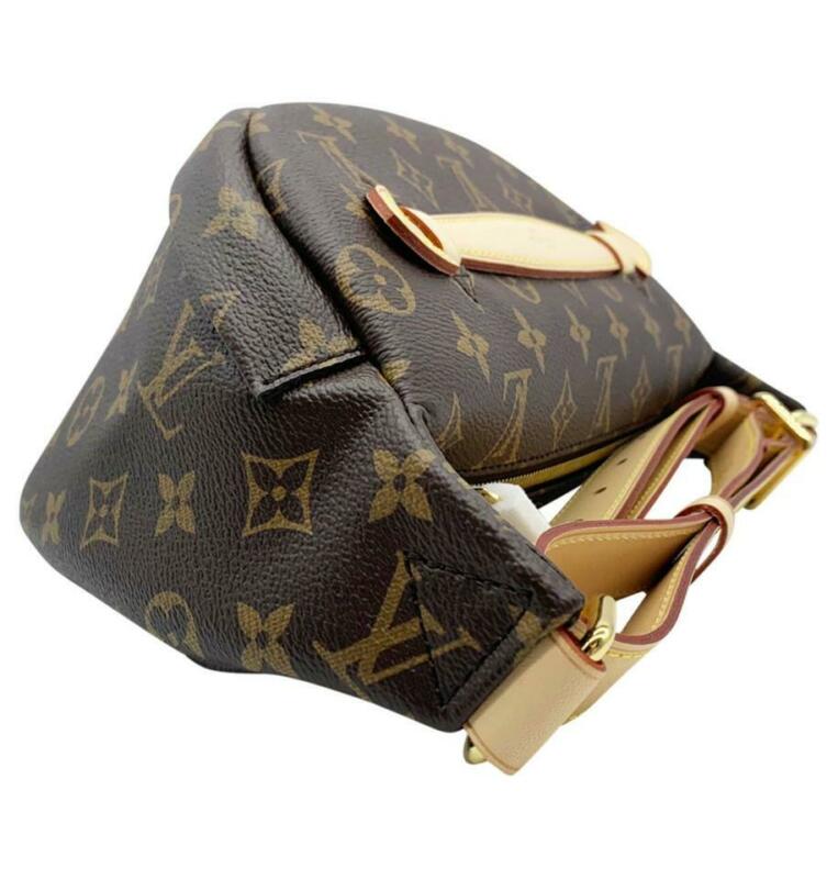 Louis Vuitton Bumbag Fanny Pack Brown Monogram Canvas Messenger Bag - MyDesignerly