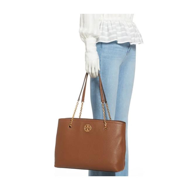 Tory Burch Carson Brown Leather Tote - MyDesignerly