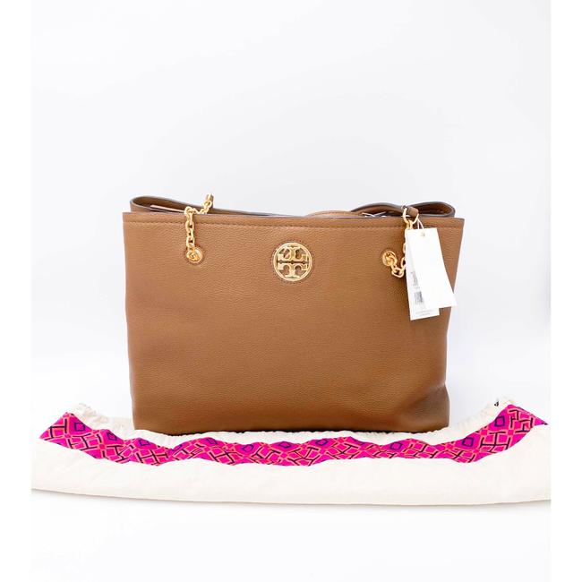 Tory Burch Carson Brown Leather Tote - MyDesignerly