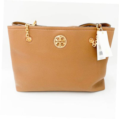 Tory Burch Carson Brown Leather Tote - MyDesignerly