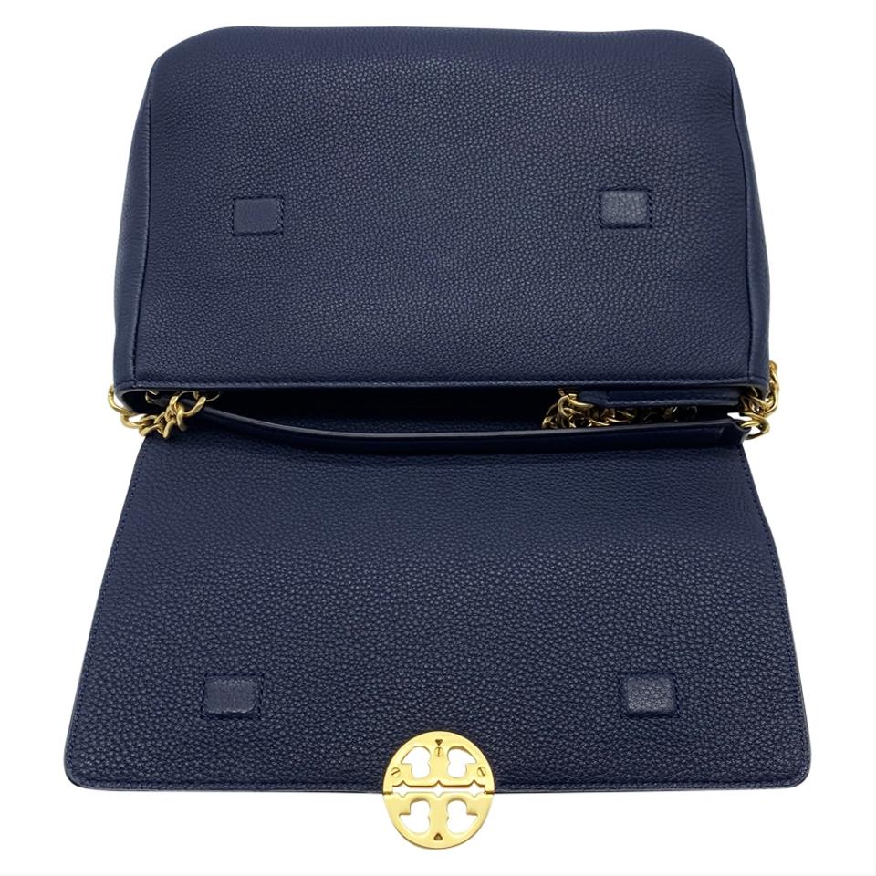 royal blue tory burch purse