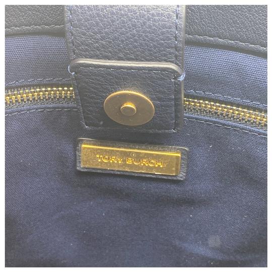 Tory Burch Chelsea Slouchy Blue Leather Tote - MyDesignerly