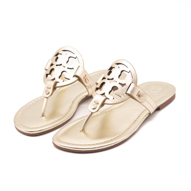 Tory Burch Gold Miller Flip Flop Flats  Sandals - MyDesignerly