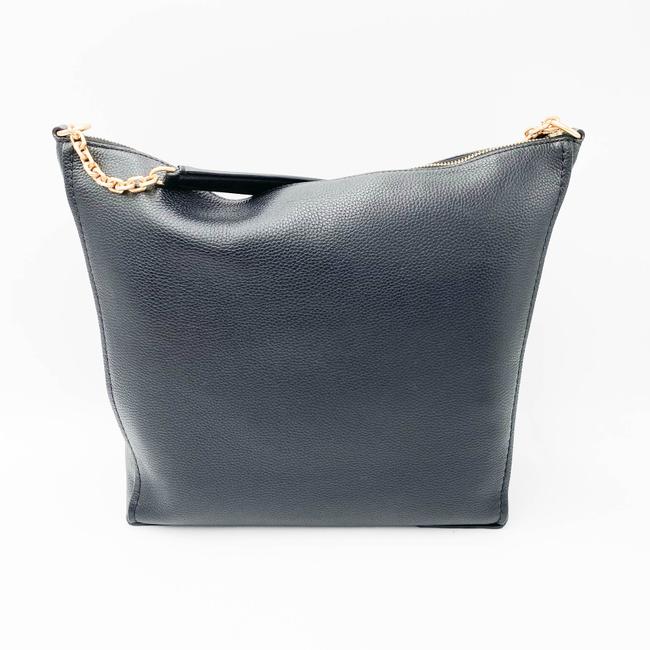 Tory Burch Hobo Carson Black Leather Tote - MyDesignerly