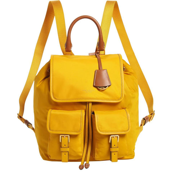 Tory Burch Perry Yellow Nylon Backpack - MyDesignerly