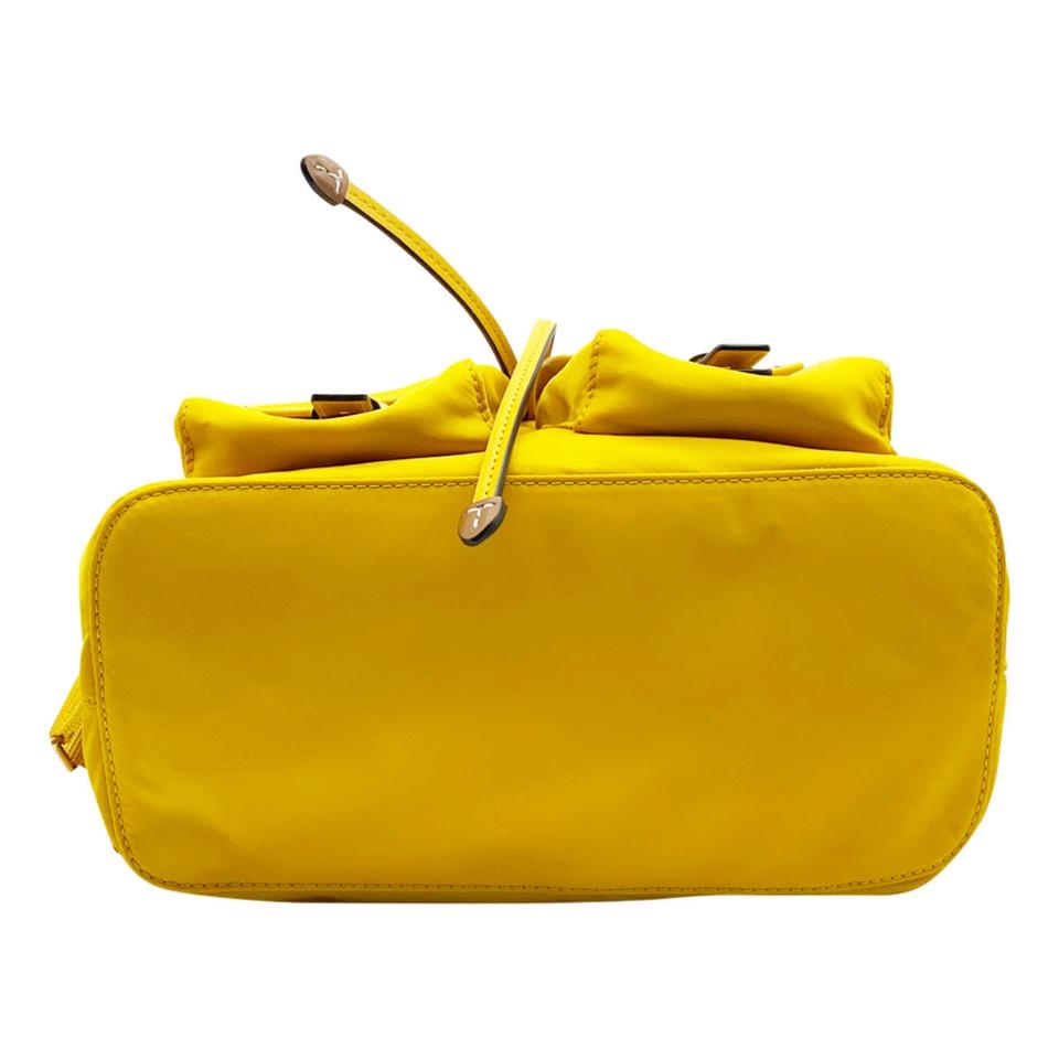 Tory Burch Perry Yellow Nylon Backpack - MyDesignerly