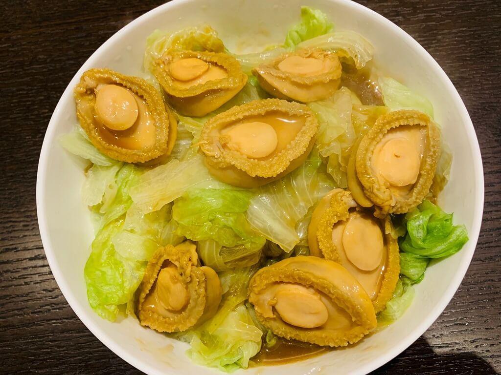 Stewed Abalone with Lettuce