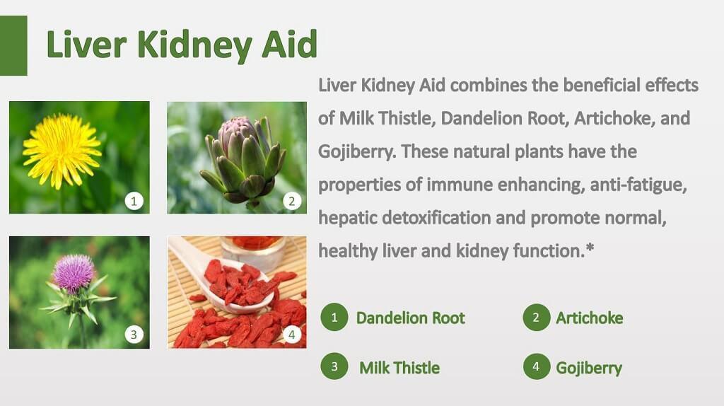Liver Kidney Aid Ingredients