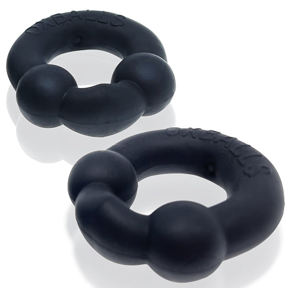 Oxballs ultraballs 2-pack cockring - night edition zwart