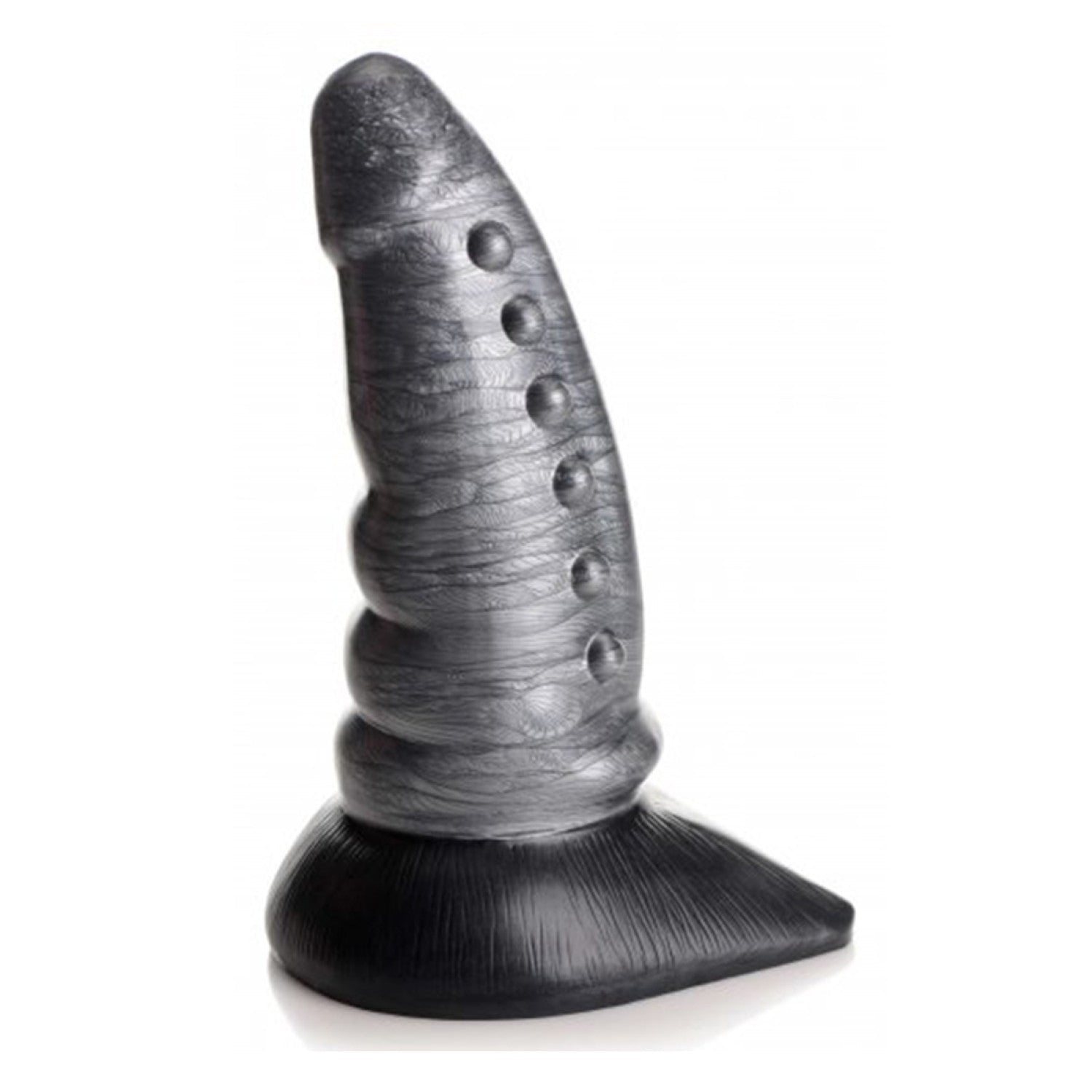 Beastly Tapered Bumpy Silicone Dildo