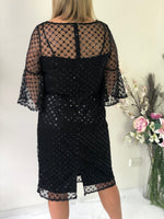 Miss Anne DRESSES Lucy Black Sequin Dress