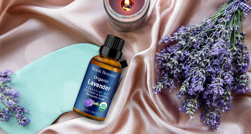 organic lavender essential oil for aromatherapy