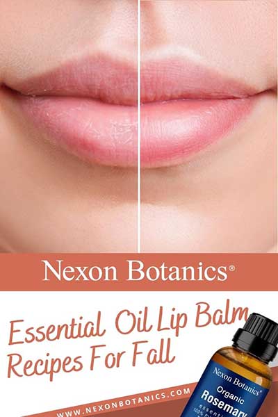 DIY Essential Oil Lip Balm Recipes for Fall pin