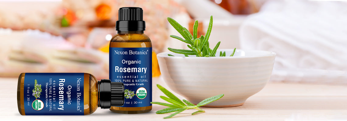 organic rosemary essential oil for a good night sleep